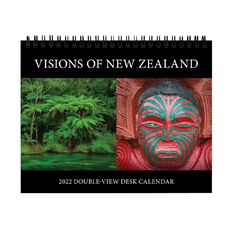 BrownTrout 2022 Desk Easel Calendar Visions Of New Zealand