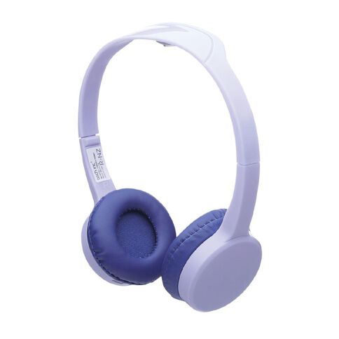 Tech.Inc Wireless Kids' Headphone Volume Limited Purple Mid