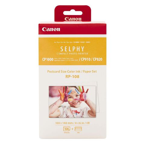 Canon Selphy 4x6 Photo Paper RP-108 - 108 Pack