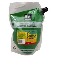 Fivestar Acrylic Paint Green 1.5 litre Pouch