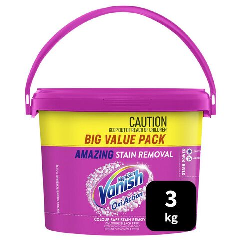Vanish Napisan Oxi Action Stain Remover Powder Laundry Booster 3kg