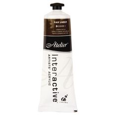 Atelier S1 Acrylic Paint Raw Umber Brown 80ml