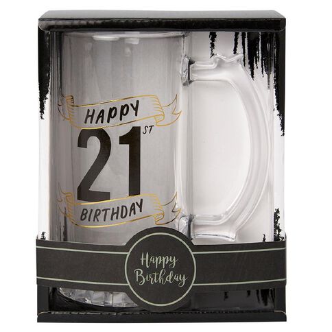 Party Inc 21st Beer Stein 490ml