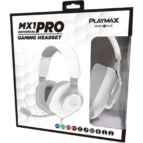 Playmax MX1 Pro Wired Gaming Headset White