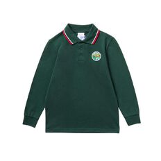 Schooltex Whitau School Long Sleeve Polo with Badge