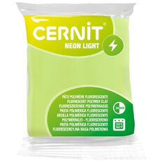 Cernit Polymer Clay Neon Light 56g Yellow Yellow