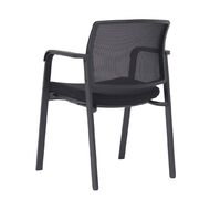 Knight Ozone Chair Black Frame Black Fabric
