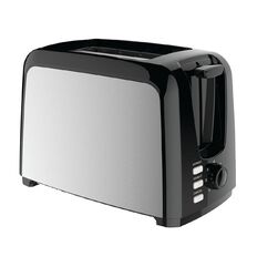 Living & Co Toaster Metal Side 2 Slice Black