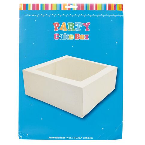 Artwrap Cake Box 25.9cm x 25.9cm x 10cm