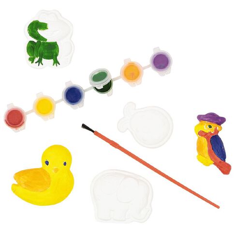 Kookie Paint Your Own Plaster Animals 10 Pack
