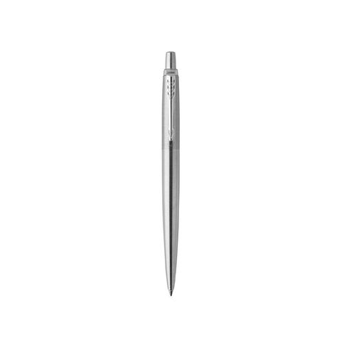 Parker Jotter Chrome Trim Stainless Steel Ballpoint Pen Blue Blue