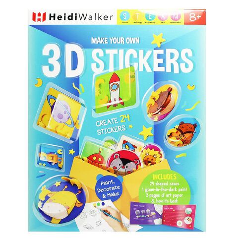 Heidi Walker Stickers 3d Kit