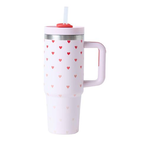 Seymours Stainless Steel Versa Cup with Straw Printed Assorted