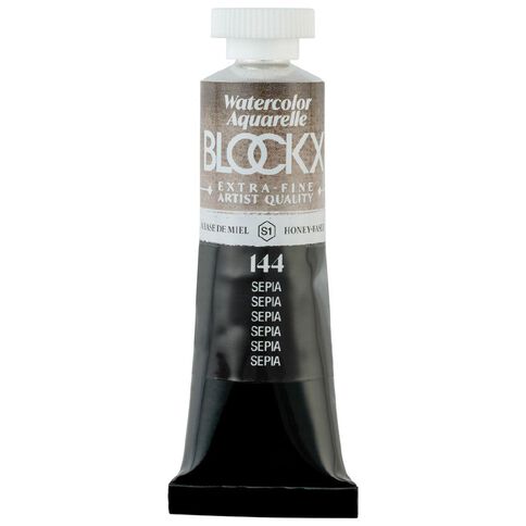 BLOCKX Watercolour Tube 15ml S1 144 Sepia