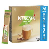 Nescafe Coffee Sachets Hazelnut 26 Pack