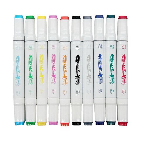 Stitch Dual Tip Markers 10 Pack