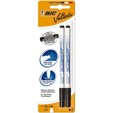 Bic Whiteboard Marker Fine 2 Pack