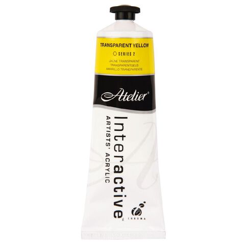 Atelier S2 Acrylic Paint Transparent Yellow 80ml