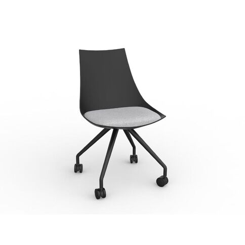 Luna Chair Black Ash Grey Mid