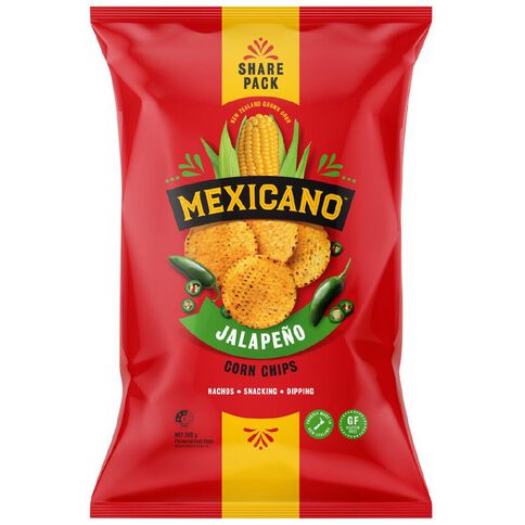 Mexicano Corn Chips Jalapeno 300g