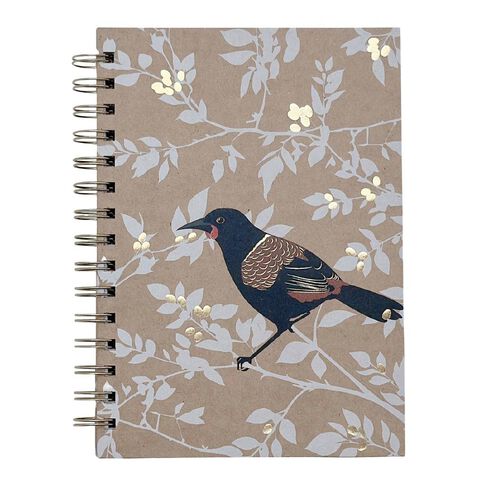 Uniti Kiwiana Spiral Notebook Tieke Kea A5