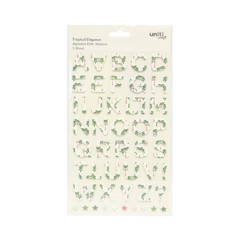 Uniti Tropical Elegance Alpha Stickers