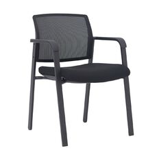 Knight Ozone Chair Black Frame Black Fabric