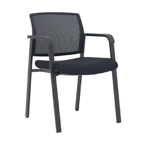 Knight Ozone Chair Black Frame Black Fabric