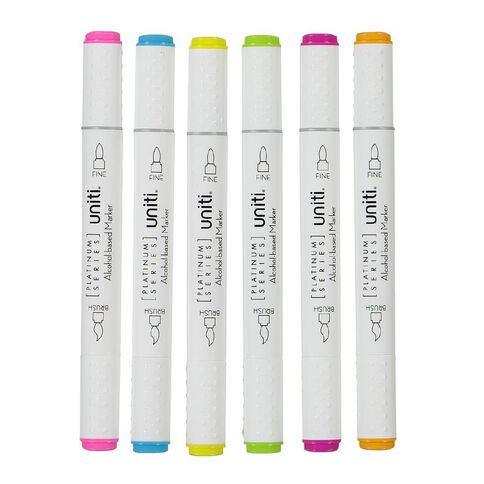 Colour Markers Basic 6 Pack