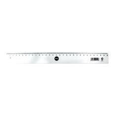 WS Recycled Plastic Ruler 30cm White