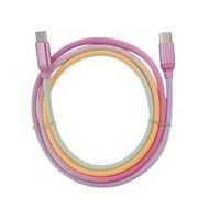 Lifestyles USB C To USB C 1m Cable Rainbow Lifestyles USB C To USB C 1m Cable Rainbow