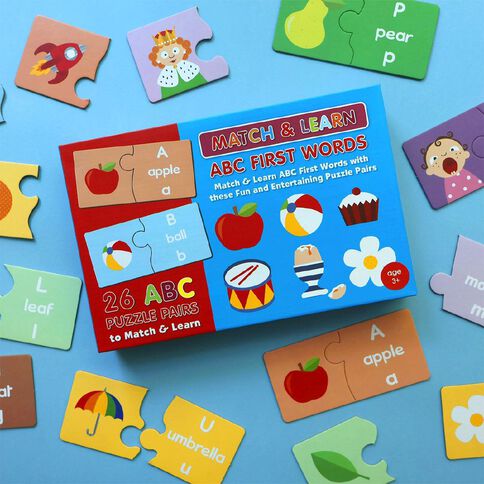 ABC First Words Match & Learn Boxset 30 60 Piece