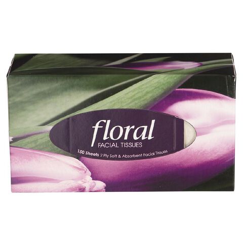 Floral 2-ply Facial Tissue 150 Sheet