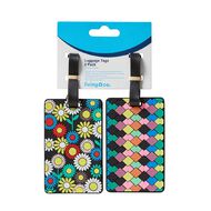 Living & Co Luggage Tags Assorted 2 Pack