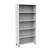 Knight Cubit Bookcase 1800h White