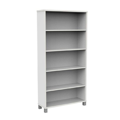 Knight Cubit Bookcase 1800h White