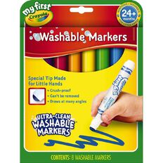 Crayola My First Washable Round Nib Markers 8 Pack