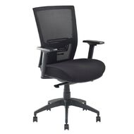 Advance Air Plus 2 Ergonomic Task Chair Mesh Back / Black With Arms