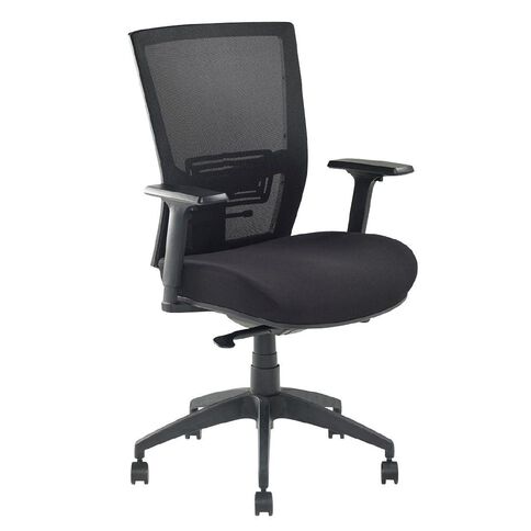 Advance Air Plus 2 Ergonomic Task Chair Mesh Back / Black With Arms