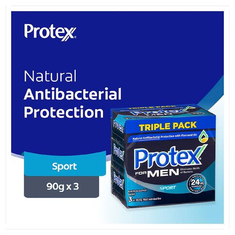 Protex Bar Soap for Men 90g 3 Pack