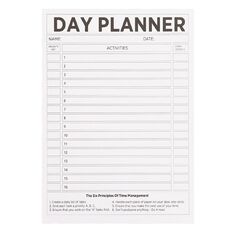 WS Day Planner Pad 50 Sheets A4
