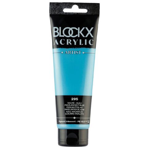 BLOCKX Acrylic Tube Pearlescent Blue 120ml