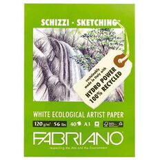 Fabriano Ecological Sketch Pad 120gsm 40 Sheets A3