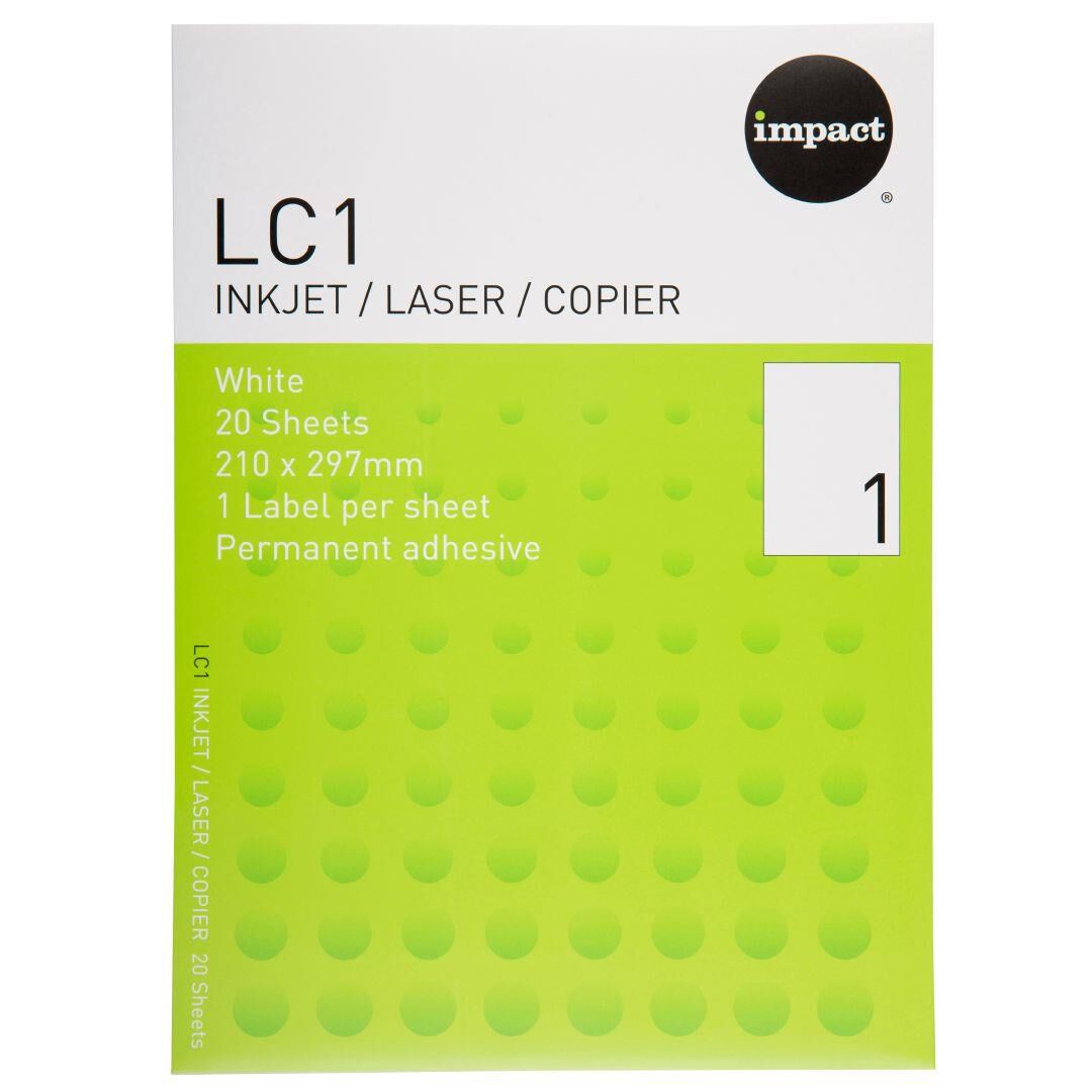 8 Sheets Brand New A4 Multi-Purpose Label Sheets Stationery