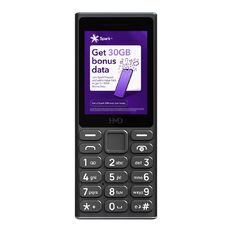 HMD 105 4G Locked with Spark + Skinny SIM Black