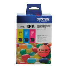 Brother Ink LC40 Colour 3 Pack (300 pages)