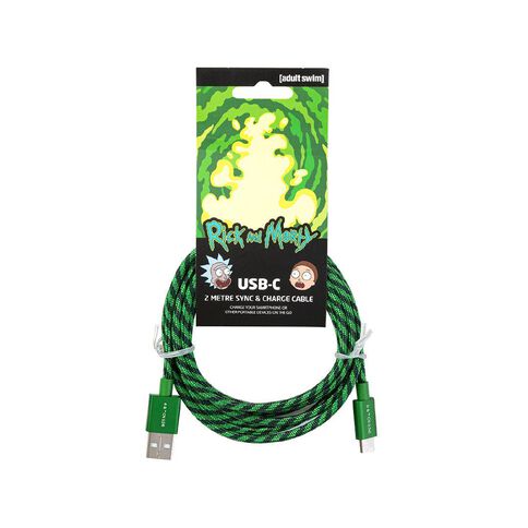 Rick and Morty USB-C Cable 2m