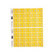 Filecorp Coloured Labels 5 Yellow Mid
