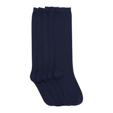 H&H Girls' School Knee High Socks 5 Pack