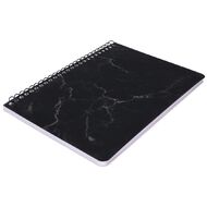 Uniti Stationery Marble Black A5 Notebook